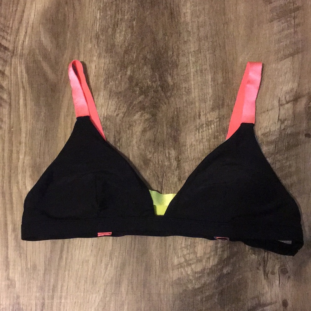 Color Block Bikini Top
